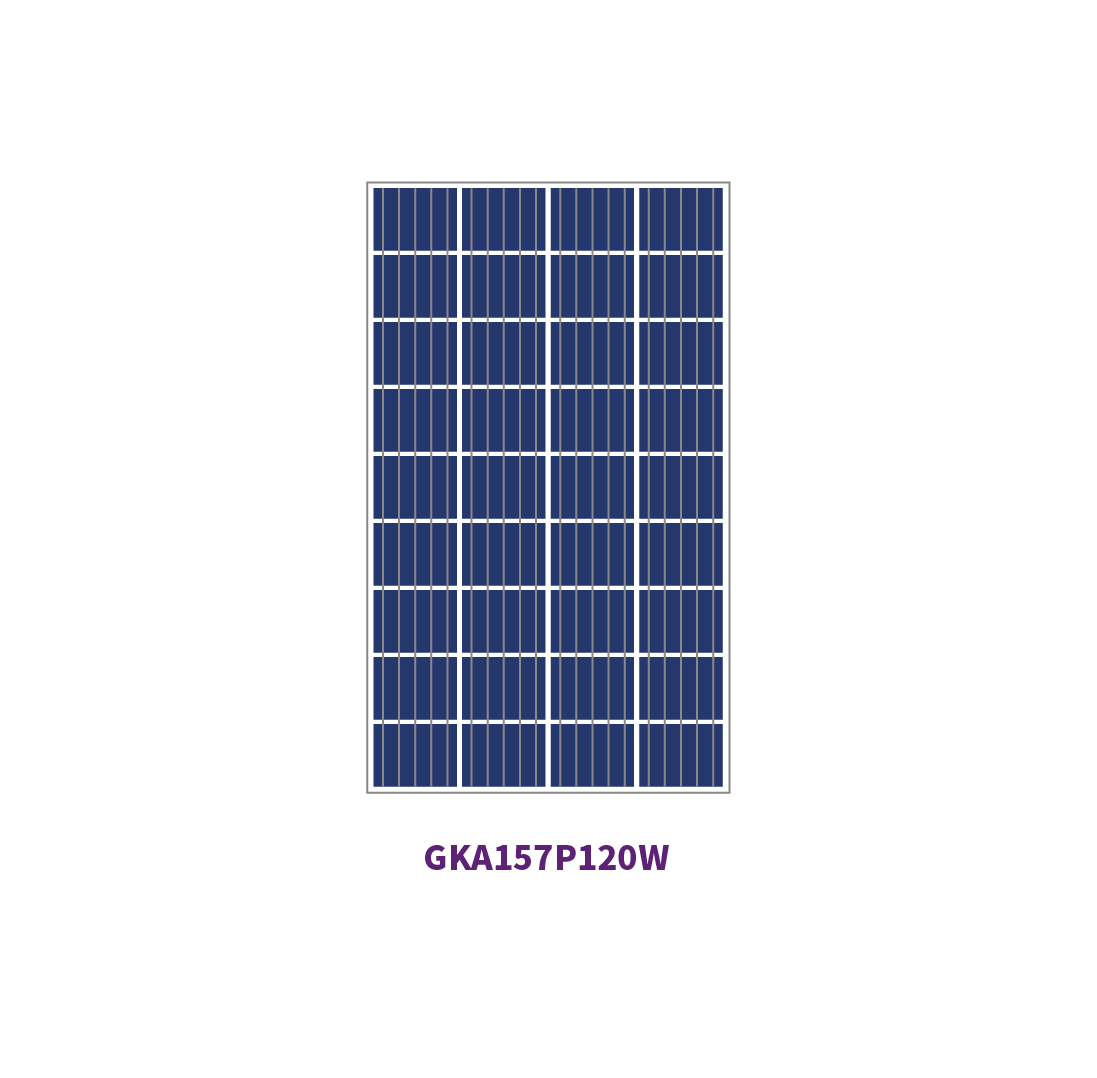 157 mm POLY 36 Zellen 100 W Solarpanel 