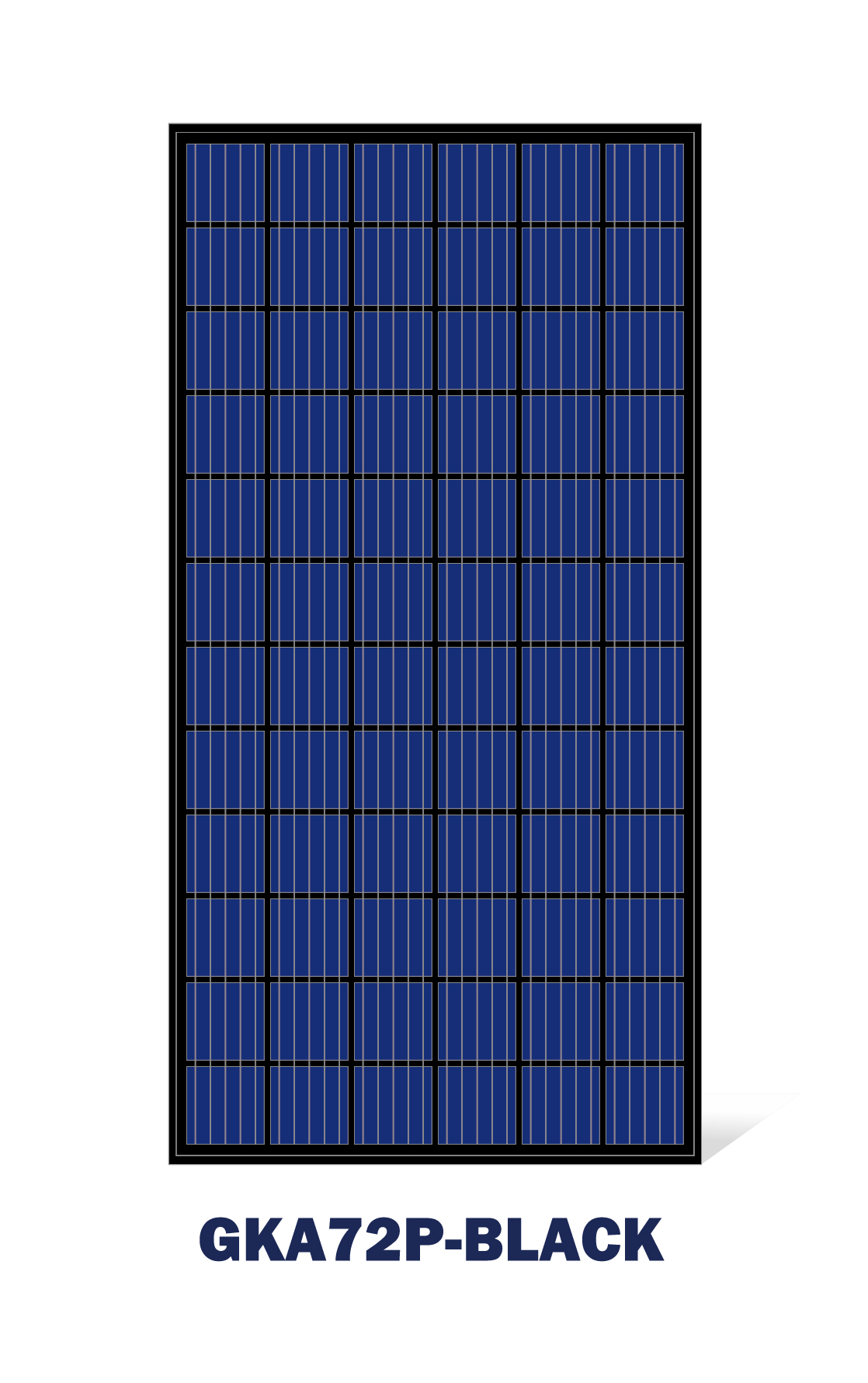 157 mm Poly-72-Zellen-345-W-Solarpanel 