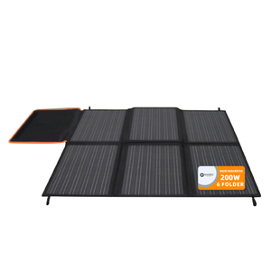 Tragbare 200-W-Modultasche für Photovoltaik-Solarmodule mit 6 Ordnern für Campingausflüge