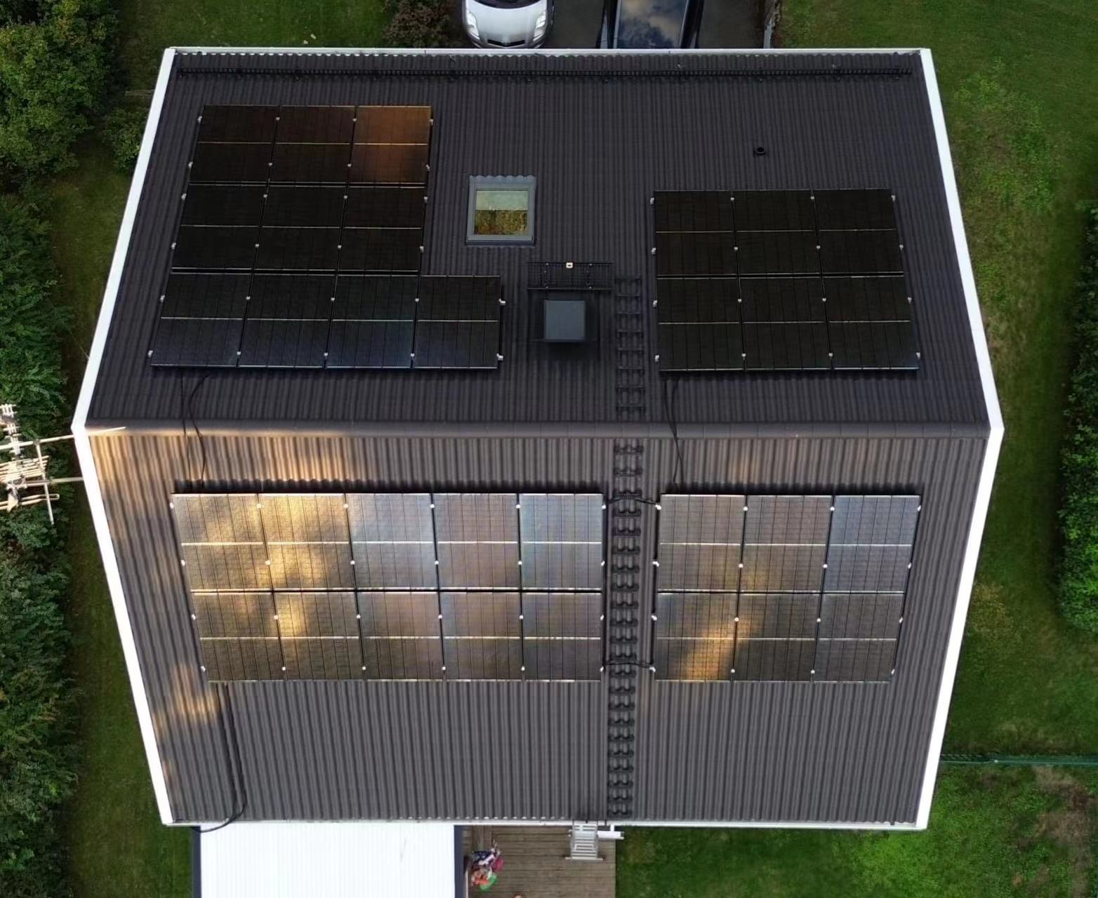 395 W Solarmodule, monokristallines Solarpanel für Europa, Dach-Solarsystem für Zuhause