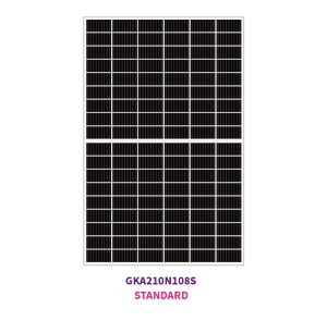 210 mm N-TYPE Mono 108 Solarhalbzellen 580 W