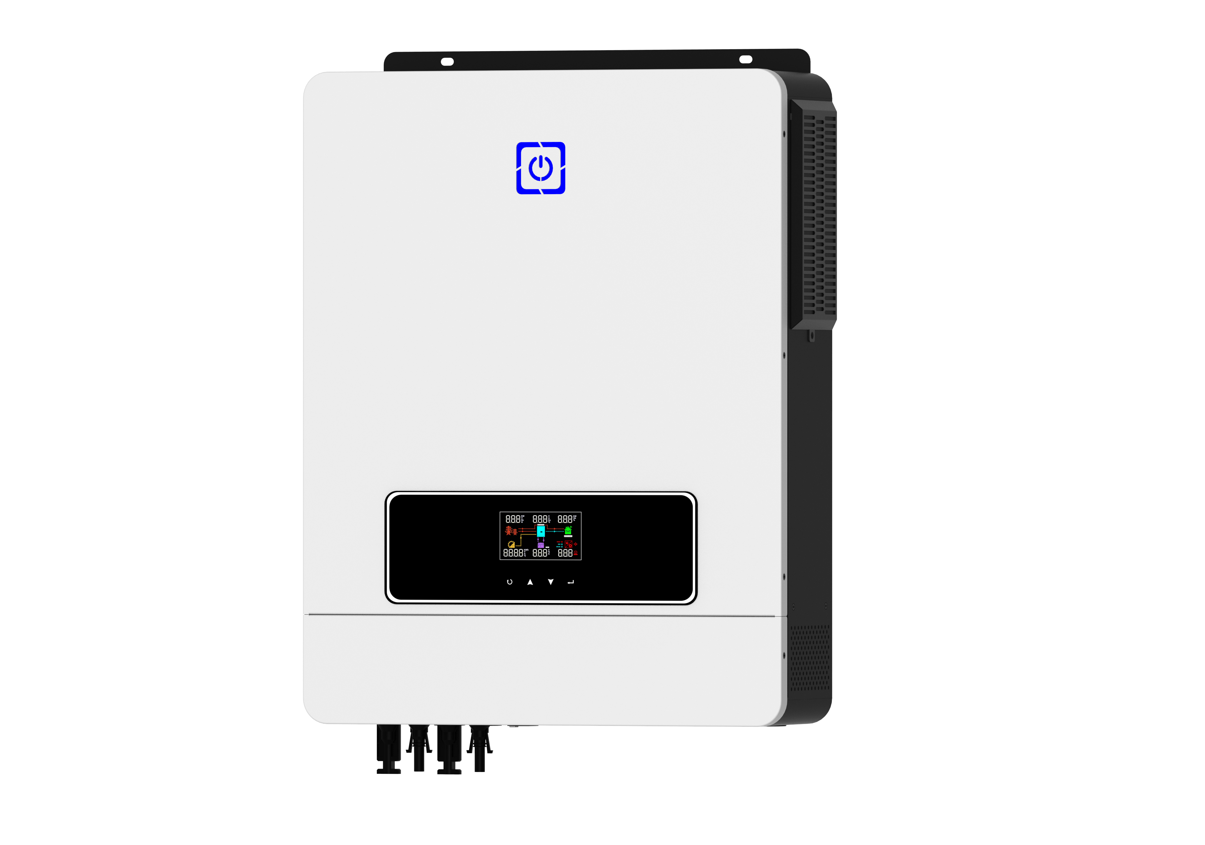 10 kW Leistungsfrequenz, reiner Sinus-Wechselrichter, Hybrid-Solar-Wechselrichter, eingebautes Solar-Ladegerät für den Heimgebrauch